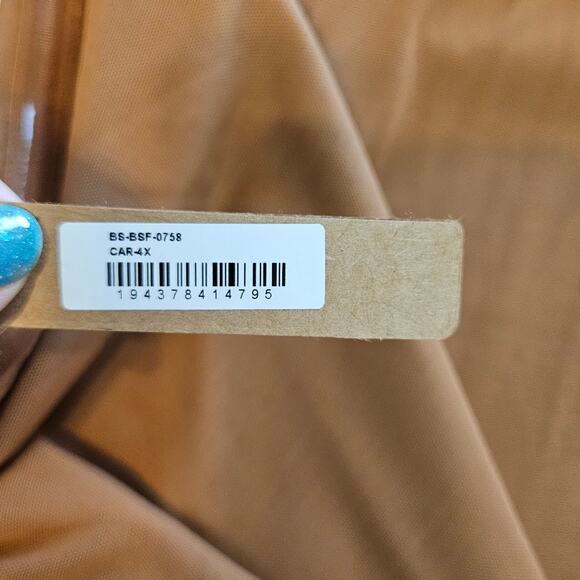 SKIMS All In One Sleeveless Jumpsuit Caramel Full Body Plus Size 4x (BS-BSF-0758 - Picture 7 of 10